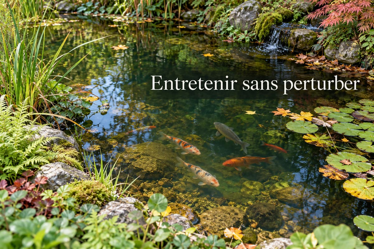 Nettoyer un bassin à poissons sans casser son équilibre